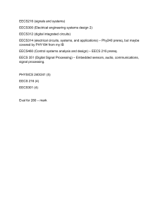 Electrical Engineering & Physics Course List