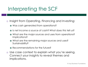 Interpreting the SCF: Cash Flow Analysis Guide