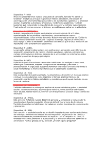 Campa&ntilde;a 'Tu salud, tu fortaleza': Bienestar emocional en estudiantes universitarios