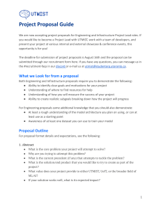 UTMIST Project Proposal Guide