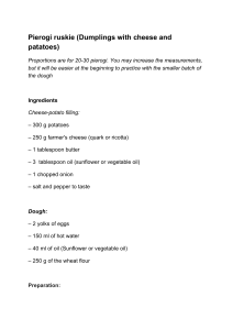 Pierogi Ruskie Recipe: Cheese and Potato Dumplings