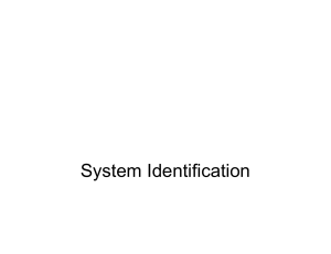 System Identification: Control Systems Engineering Textbook