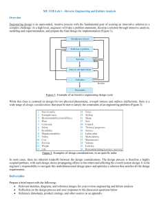 ME 3328 Lab 1: Reverse Engineering and Failure Analysis