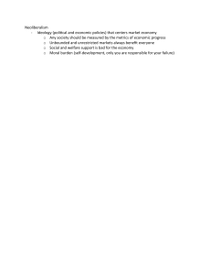 Neoliberalism: Definition and Core Tenets
