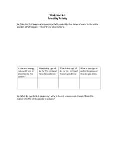 CHEM1062 CLUE Wksht6.3