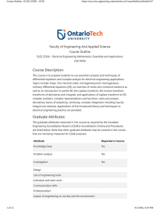 2026 Course Outline - ELEE 2530U - ECIS
