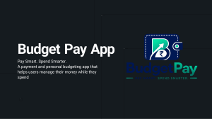 Main budget app