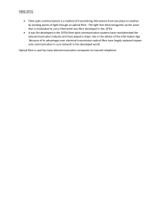 Fibre Optic Communication Basics