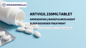 Artvigil 150mg Tablet: Armodafinil for Wakefulness