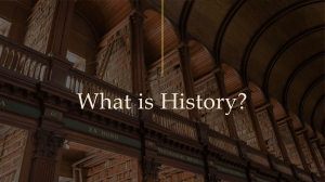 What is History(1)