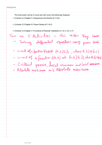 MTH240 Lecture 25  Review 2  (With Answers) W26 Ver 4.08 12 Hrs