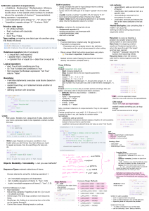 CICS Midterm 3 Cheat Sheet
