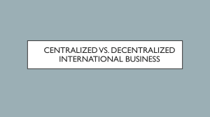 Centrlized vs. Decentralized (2)