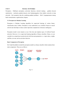 Multi-layer perceptron