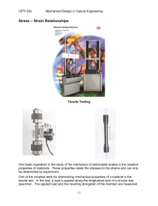 stress strain review