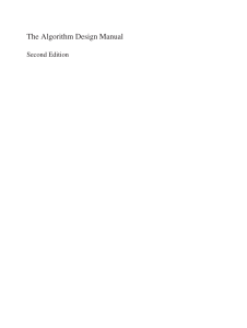 The Algorithm Design Manual by Steven S. Skiena