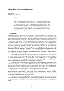 DSP Mathematics