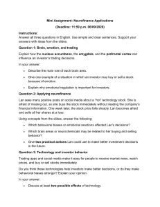 Mini Assignment FE66A Behavioural finance