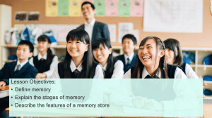 0266 Memory and Forgetting 1.1 Key Concepts Lesson 1 (2)