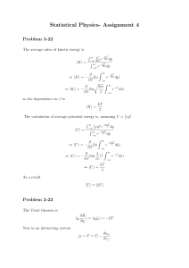 Selected problems on Statistical Mechanics by Pathria
