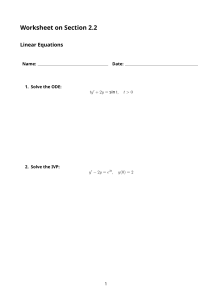 Worksheet 2.2