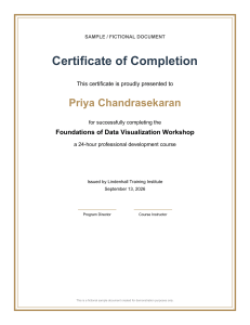sample certificates