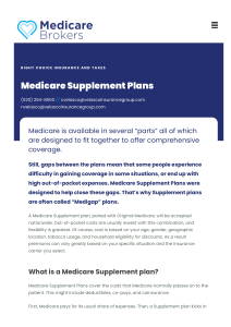 Medicare Supplement Plans Arizona 