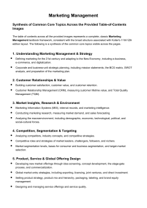 Marketing Management: Core Topics & Strategy