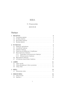Matematička knjiga RIBA: Funkcije, nizovi, granice