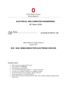 Ohio State ECE 3030 Midterm Exam II 2026