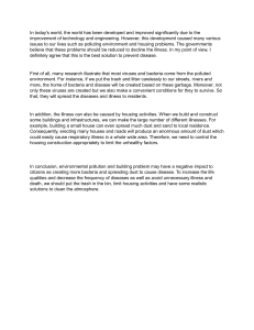 Environmental Pollution and Disease Prevention Essay