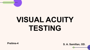 Visual Acuity Testing Methods & Procedures