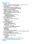 Computer Hardware Fundamentals: Motherboards, Processors, Memory