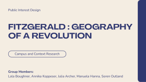 Fitzgerald: Geography of a Revolution - Community Research