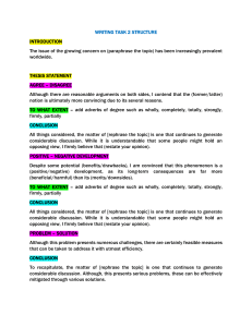IELTS Writing Task 2 Essay Structures Guide