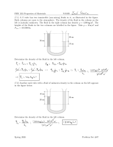 PHY 253 Properties of Materials Problem Set #07