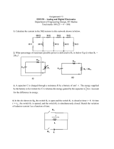 ED2130 Assignment 3: Analog and Digital Electronics