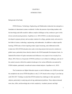Study Habits and Cognitive Challenges of Grade 12 STEM Students