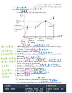 Stress-Strain Diagrams for Structural Steel - Lecture Notes
