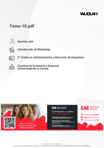 Apuntes de Introducci&oacute;n al Marketing - Universidad de A Coru&ntilde;a