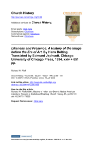 Review: Likeness and Presence by Hans Belting | Church History 1996