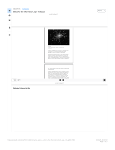 Ethics for the Information Age Textbook Chapter on Ethics Theories