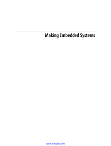 Making Embedded Systems: Embedded Systems Textbook