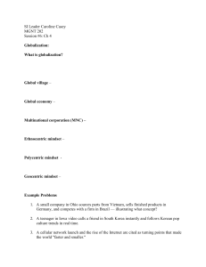 MGNT 202 Study Guide: Globalization & International Business