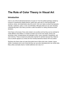 Color Theory in Visual Art