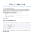 For Loop In Python Pattern Example Programs Loops in Programming: while, do-while, for, Nested Loops