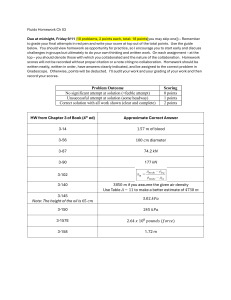 Fluids Homework Ch 03 Assignment