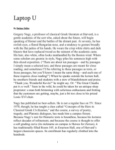 Laptop U: MOOCs and the Future of Higher Education