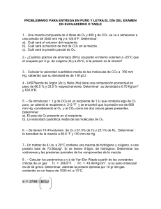 Probleario de Qu&iacute;mica: Leyes de Gases y Van der Waals