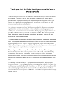 AI's Impact on Software Development